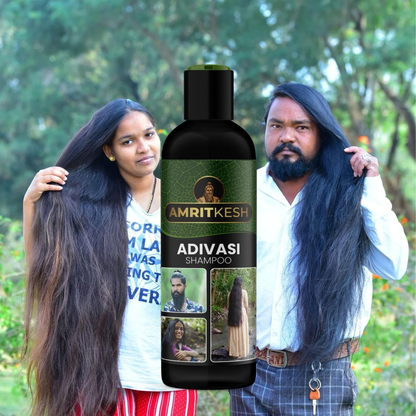 Amritkesh Adivasi Shampoo 100ml - Unleash the Power of Nature (Pack of 2) - K360WORLD