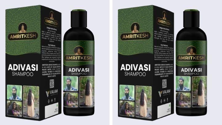 Amritkesh Adivasi Shampoo 100ml - Unleash the Power of Nature (Pack of 2) - K360WORLD