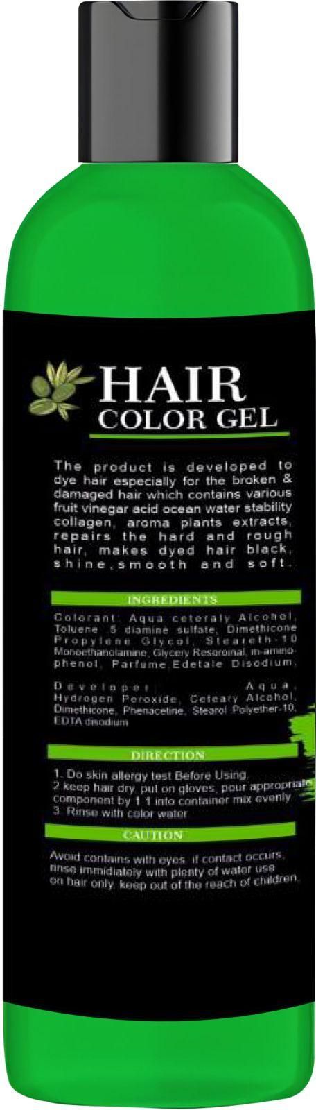 Hair Color Gel - 100% Gray Hair Coverage 125ML (Pack of 2) - K360WORLD