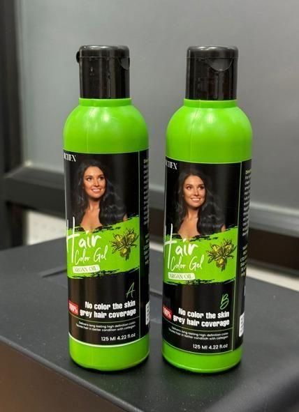 Hair Color Gel - 100% Gray Hair Coverage 125ML (Pack of 2) - K360WORLD